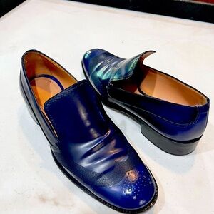 Salvador Ferragamo loafers dark blue size 8:30-9